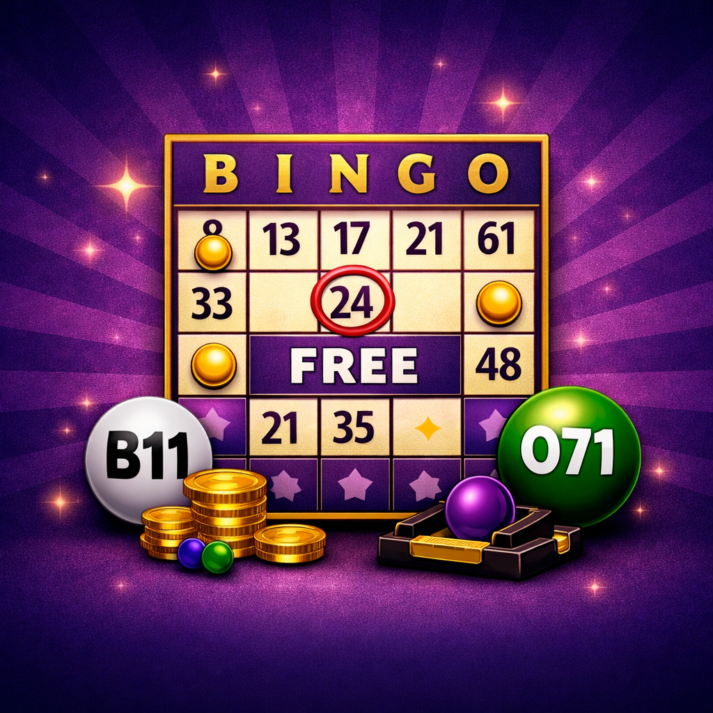 Mystery Miniature Bingo Card